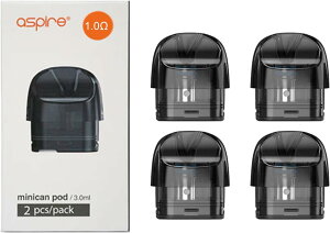 y2ZbgzAspire Minican |bgiAXpCA ~jJ |bgj pJ[gbW 3ml 2 4Zbg MINICAN J[gbW 0.8ohm/1.0ohm/1.2ohm for AXpCA dq^oR minican 4+ minican 3 pro t