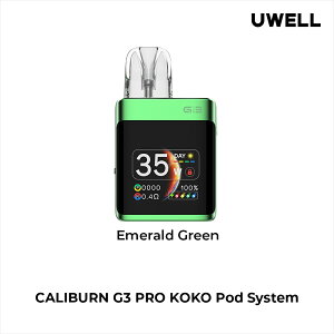 Uwell Caliburn G3 Pro KOKO Pod System Kit [EF Jo[ G3 v RR X^[^[Lbg ^ V[V dq^oR xCv { Jo[ POD |bh C VAPE xCv Lbh ։ R