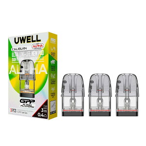 Uwell Caliburn GPP �����pPOD �J�[�g���b�W 3ml G3/G4�Ή� �T�C�h�t�B���� �R�C������ 0.4�� 0.6�� 0.9�� 1.2�� U 2�h�R��PRO-FOCS4.0���� VAPE�pPOD�J�[�g���b�W 3���� �d�q�^�o�R vape �x�C�v �^�[��0 �j�R�`��0