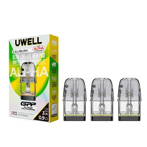 �yUWELL Caliburn�ŏ�ʃ|�b�h�zGPP Alpha �J�[�g���b�W 3ml Caliburn�S�Ή� �����p�J�[�g���b�W �T�C�h�t�B�� 0.4��/0.6��/0.9��/1.2�� �����O���C�t �R��h�~ ���ϋv 3���� �d�q�^�o�R vape �x�C�v �^�[��0 