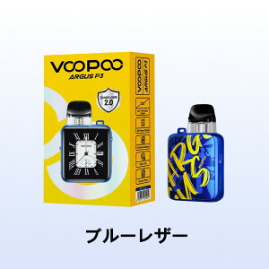 �d�q�^�o�R �X�^�[�^�[�L�b�g VOOPOO ARGUS P3 Pod Kit �x�C�v 2.01�C���`�t���^�b�`�X�N���[�� 1500mAh�����o�b�e���[ Type-C�}���[�d 5-30W�o�� Argus Pod�Ή� �R���p�N�g�f�o�C�X �����^�� ���S�Ҍ��� �j