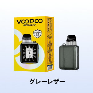 �d�q�^�o�R �X�^�[�^�[�L�b�g VOOPOO ARGUS P3 Pod Kit �x�C�v 2.01�C���`�t���^�b�`�X�N���[�� 1500mAh�����o�b�e���[ Type-C�}���[�d 5-30W�o�� Argus Pod�Ή� �R���p�N�g�f�o�C�X �����^�� ���S�Ҍ��� �j