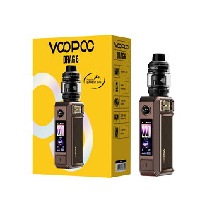 ���� �d�q�^�o�R �X�^�[�^�[�L�b�g VOOPOO Drag 6 Box Mod Kit �x�C�v �ő�220W�o�� 4400mAh�����o�b�e���[ UFORCE-X2�^���N 5ml PnP X�R�C���Ή� Type-C�}���[�d �j�R�`��0 �^�[��0