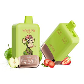 【持ち運び-ダブルフレーバ】【サワーアップル＆ストロベリーバン】使い捨て 電子タバコ WASPE Fihp FW40000 シーシャ 使い切りタイプ VAPE Type-C充電 36mlリキッド 2つの味を切り替え 初心者向け ベイプ 携帯型 禁煙 安全 コスパ タール0 ニコチン0