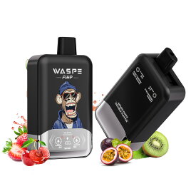 【持ち運び-ダブルフレーバ】【ストロベリーチェリー＆キウイ】使い捨て 電子タバコ WASPE Fihp FW40000 シーシャ 使い切りタイプ VAPE Type-C充電 36mlリキッド 2つの味を切り替え 初心者向け ベイプ 携帯型 禁煙 安全 コスパ タール0 ニコチン0
