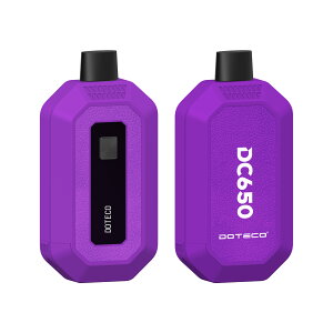 �y510�K�i�zDoteco DC650 �f���A���J�[�g���b�W 510�K�i�o�b�e���[ 650mAh �\�M�@�\�t�� OLED�f�B�X�v���C USB-C�[�d 5�i�K�d�������Ή� VAPE �x�C�v �d�q�^�o�R �R���p�N�g �B���f�U�C�� ���݊���