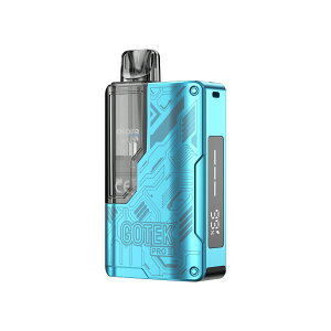 �y�V�����zAspire GOTEK PRO II Kit �X�^�[�^�[�L�b�g �d�q�^�o�R 2500mAh ��e�ʃo�b�e���[ 3�i�K�o�� Type-C�}���[�d V2 Mesh Pod 0.6���E0.8�� ���t�B���u��Pod �G�A�t���[���� �x�C�v VAPE �R���p�N�g �j�R�`