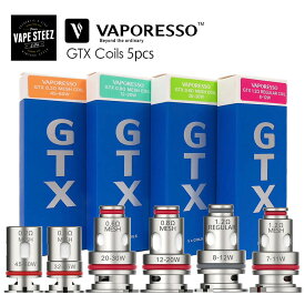 Vaporesso GTX 交換コイル coil Target PM80 Kit / Target PM80 SE Kit / Target PM30 Kit / GTX One Kit / Gen Nano Kit / SWAG PX80 Kit ベイポレッソ ジーティーエックス GTXコイル 5pcs 5個入り