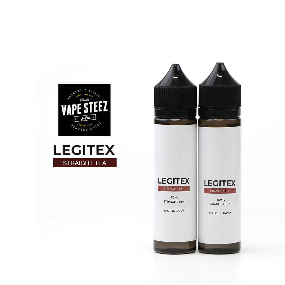 LEGITEX STRAIGHT TEA 国産 電子タバコ リキッド レジテックス ストレートティー 大容量 120ml VAPE 60ml x 2 E-LIQUID
