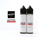 国産 電子タバコ リキッド LEGITEX 無香料 大容量 120ml VAPE 60ml x 2 E-LIQUID