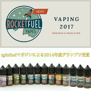 ROCKETFUELVAPES電子タバコリキッドE-JUICE【30ml】【MADEINUSA】【ニコチン0mg】【Eリキッド】【vape】