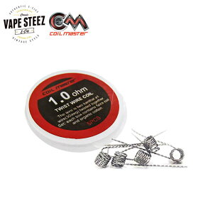 COILMASTER Premium Pre-Build Twist Coil �N���v�g���R�C�� �e5���� �R�C���}�X�^�[ �v���r���h �c�C�X�g�R�C�� �d�q�^�o�R �p�[�c