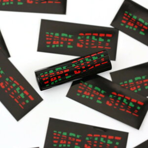 VAPESTEEZオリジナルロゴ入りShrinkwrap10枚セット18650バッテリー専用シュリンクラップ