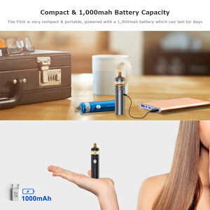 電子たばこスターターキット本体GeekVapeFlintAIOkit【MTL】【NSコイル】【リキッド式】【内蔵バッテリー】【1000mAh】【コンパクトサイズ】【VAPE】