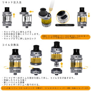 電子タバコvape本体AspireTigonKitアスパイアタイゴン2600mAh内蔵バッテリーDTL/MTL両対応