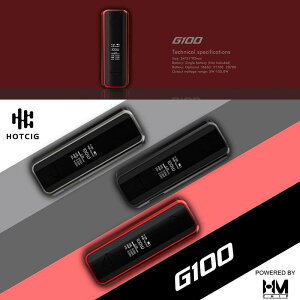電子タバコMOD本体HOTCIGG100MOD【リキッド式】【100W】【シングルバッテリー】【21700バッテリー対応】【コンパクトサイズ】【VAPE】