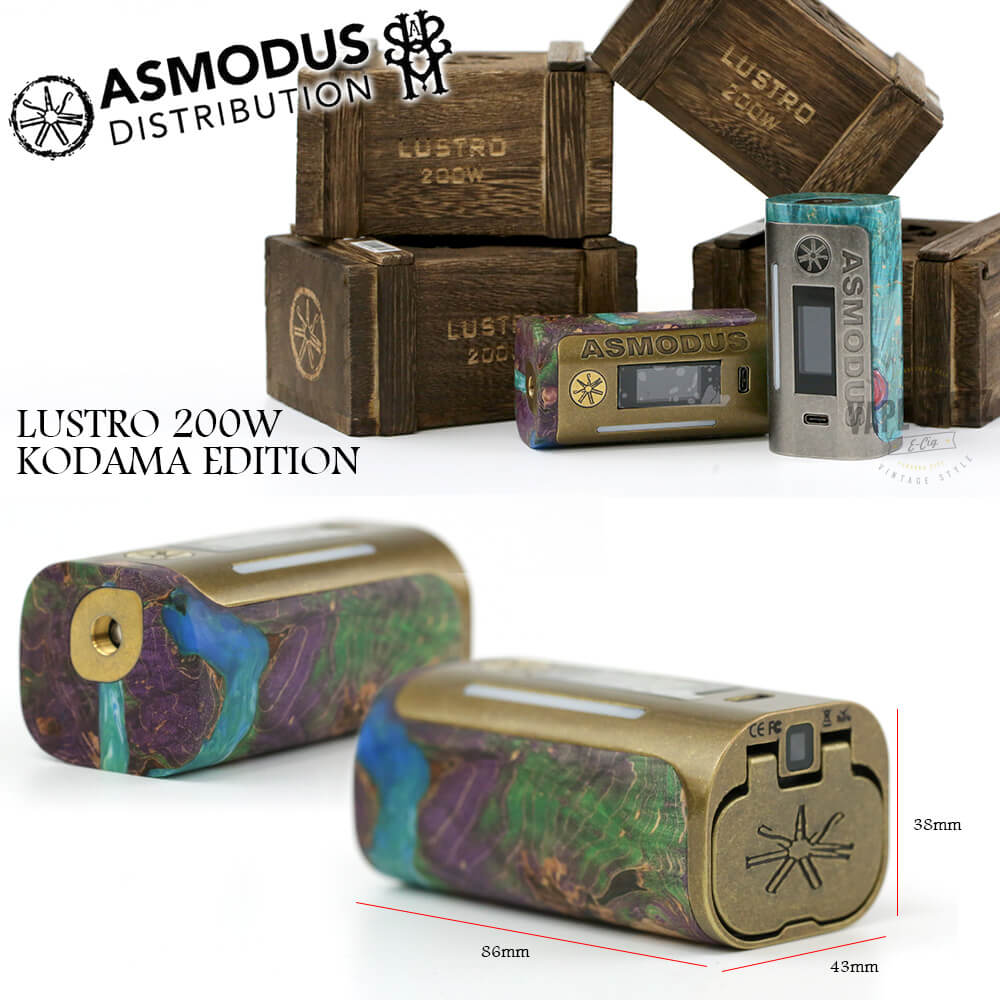 楽天市場】ASMODUS (アズモダス) LUSTRO 200W KODAMA EDITION BOX MOD 
