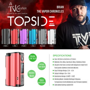 DOVPOTOPSIDESquonkMod20700/21700/1865010mlスコンクシリコンボトル【BFMOD】【トップサイド】【vape】