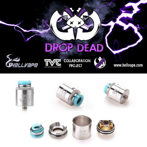 電子タバコアトマイザー【RDA】DROPDEADRDA【24mm】【VAPE】【ドリッパー】【BF対応】