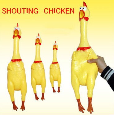 叫ぶ びっくりチキン シャウティングチキン Lサイズ 約56cm 特大サイズ にわとり ニワトリ 鳥 鶏 面白グッズ 送料無料 一部地域を除く Room 欲しい に出会える