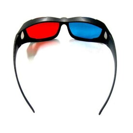 3Dメガネ 赤青 立体 サングラス 眼鏡の上から かけられる アナグリフ めがね[パーティーグッツ][面白][定形外郵便、送料無料、代引不可]