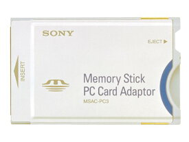[中古品]SONY ソニー PCカードアダプタ MSAC-PC3 メモリースティック アダプター【YDKGーkd】[カメラ]【中古】[定形外郵便、送料無料、代引不可]
