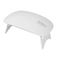 UV LED 硬化用ライト ホワイト ジェルネイル ライト ネイルドライヤー レジン 折りたたみ式 6W[定形外郵…