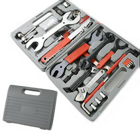 自転車修理工具 44個セット 点検 整備 パンク修理 ドライバー 工具 ツール[送料無料(一部地域を除く)]