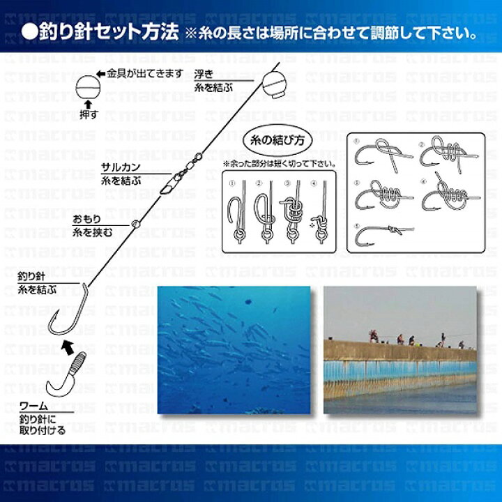 楽天市場 マクロス 釣り大将 セット 竿 リール 針 糸 浮き ワーム Mco 18 送料無料 一部地域を除く Youshowshop