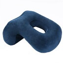 腕がしびれない デスク用お昼寝枕 《ブルー》 昼寝クッション 枕 ネックピロー[送料無料(一部地域を除く)]