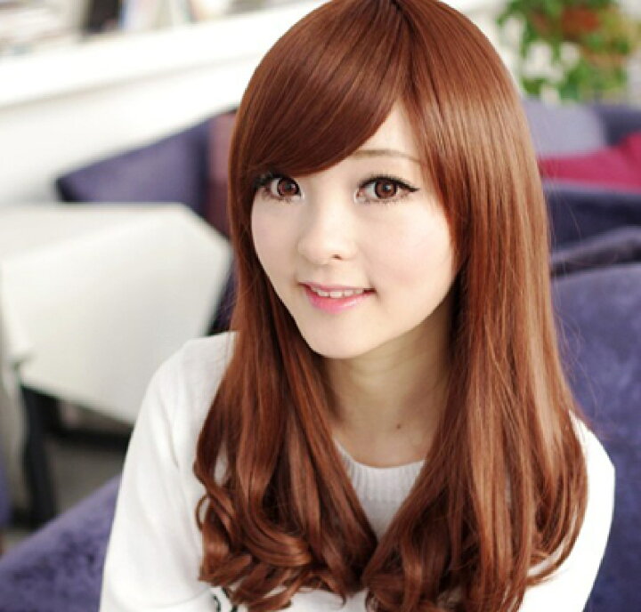 楽天市場 ウィッグ ロング ボブ ミディアム 茶髪 ゆるふわ 巻き髪 ウイッグ I ダークブラウン ゆうパケット発送 送料無料 代引不可 Youshowshop