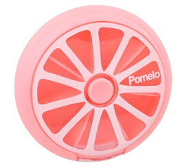 ピルケース 《Pomelo ピンク》 薬入れ 仕分け 持ち運び 携帯ケース 収納ケース[定形外郵便、送料無料、代引不可]