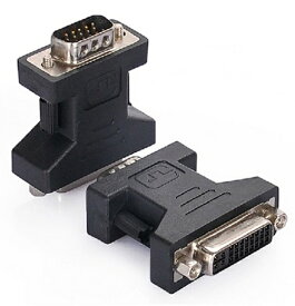 VGA(オス) - DVI-I(メス) 変換アダプタ VGA(オス)-DVI24+5ピン(メス)[定形外郵便、送料無料、代引不可]