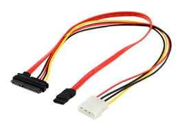 SATA22(7+15)ピン - IDE4ピン & SATA7ピン 電源アダプタケーブル ハードディスク データケーブル[定形外郵便、送料無料、代引不可]