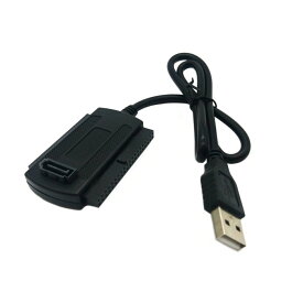 USB2.0 to SATA/IDEケーブル 2.5インチIDE(44ピン) 3.5インチIDE(40ピン) SATA アダプター コンバーター[定形外郵便、送料無料、代引不可]