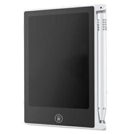 4.5インチ 電子メモパッド 《ホワイト》 手書きパッド 電子文具 電子ペーパー メモボード メッセージボード[定形外郵便、送料無料、代引不可]