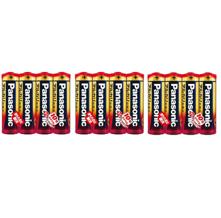 パナソニック アルカリ乾電池 単3形 4本×3パック入り LR6XJ/4SE[ゆうパケット発送、送料無料、代引不可]  YouShowShop