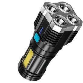 超高輝度 懐中電灯 最大4022ルーメン USBライト 軽量 ハンディライト COB キャンプ アウトドア 防災[送料無料(一部地域を除く)] led_l