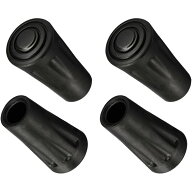 トレッキングポール用 交換ラバー キャップ 4本セット 滑り止め ゴム 先端キャップ スティック 登山 ハイ…