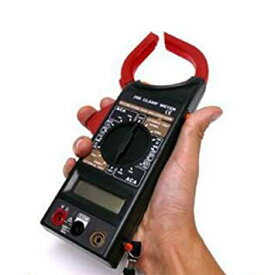高性能デジタルクランプメーター 電圧 電流 抵抗 測定器 マルチメーター[送料無料(一部地域を除く)]