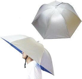 かぶる傘 両手が自由 日差し UVカット つり用傘/釣傘/釣り用傘 [夏のレジャー][つり][便利][アイデア][送料無料(一部地域を除く)]