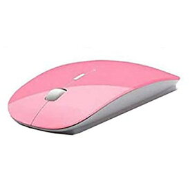 極薄 マウス 《ピンク》 Bluetooth 無線 光学式ワイヤレスマウス[定形外郵便、送料無料、代引不可]