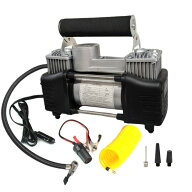 コンパクト エアコンプレッサー DC12V 毎分85L シングルシリンダー エアーコンプレッサー シガーソケット…