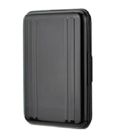 アルミ microSD SDカードケース 《SDx8枚 microSDx8枚》 《ブラック》 メモリーカード メディア ホルダー[ゆうパケット発送、送料無料、代引不可]