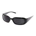 ピンホールメガネ Pinhole Glasses トレーニング 遠近兼用 眼筋[定形外郵便、送料無料、代引不可]