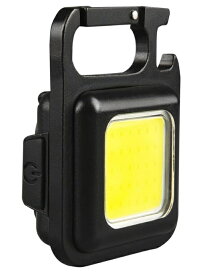 ムサシ 充電式 マルチ LEDライト 小型 USB ポータブルライト 投光器 ミニ 懐中電灯 栓抜き アウトドア 防災 COB-WL001 led_l[定形外郵便、送料無料、代引不可]