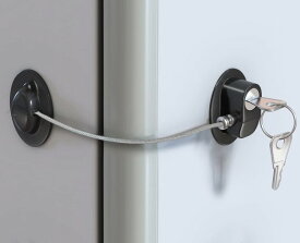 冷蔵庫ドアロック 単品 鍵付き チャイルドロック ベビーロック 固定 子供 玄関 引き出し 開け 防止[定形外郵便、送料無料、代引不可]