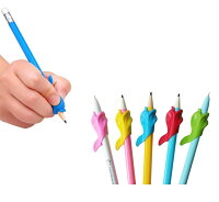 鉛筆もちかた 矯正 おさかなペン塾 Bセット 5個入り ペン軸 子供 鉛筆 持ち方 握り方 キャップ[定形外郵便、送料無料、代引不可]