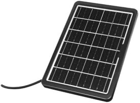 ハック HAC ハイパワー メガ ソーラーパネル 最大約6W 太陽光 USB充電 防災 HAC3615 ブラック solar_p[送料無料(一部地域を除く)]