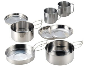 カクセー SOLA Relax ソラリラ キャンピング鍋 8点セット PP-02